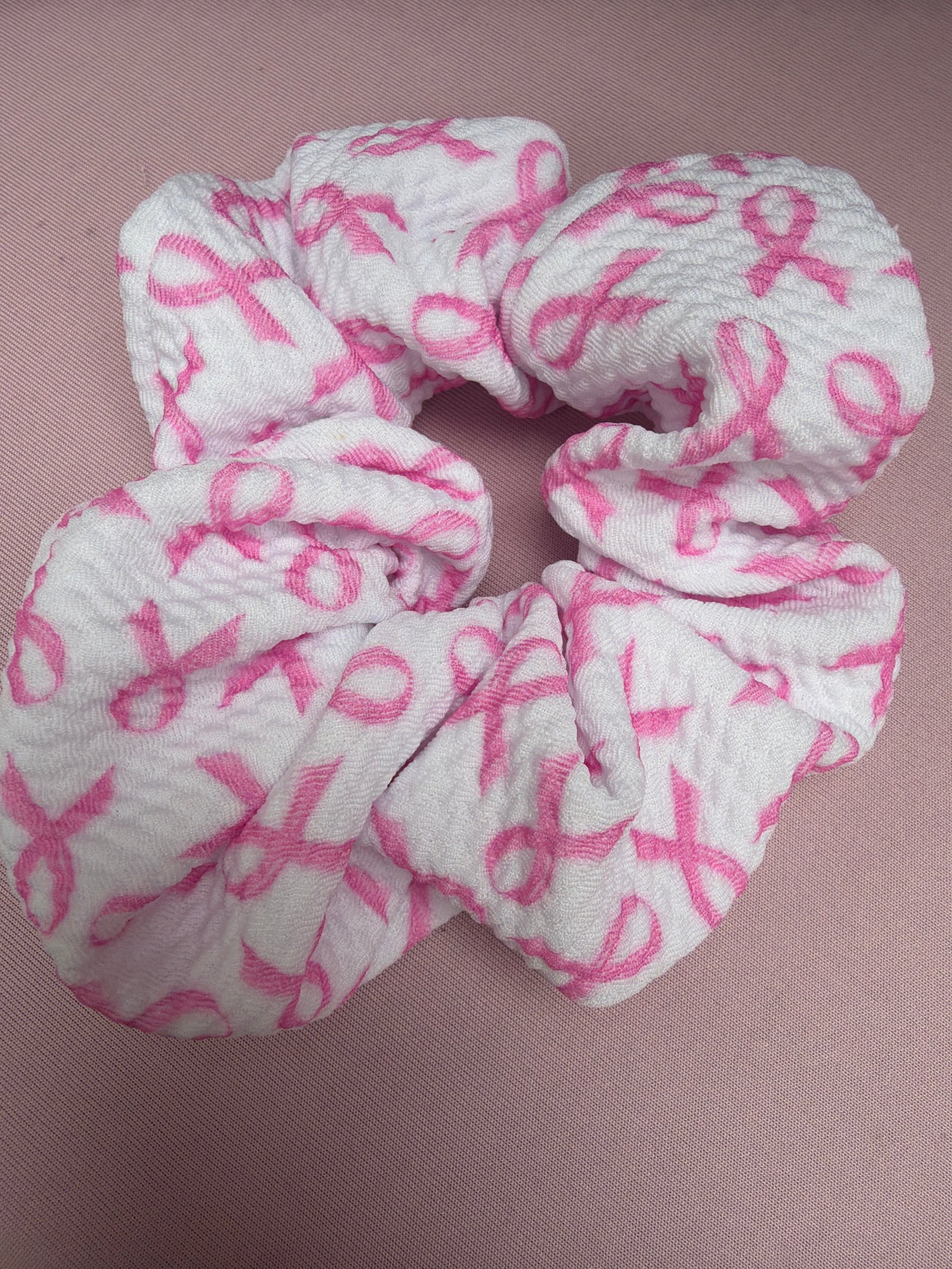 Breast Cancer Awareness Scrunchie